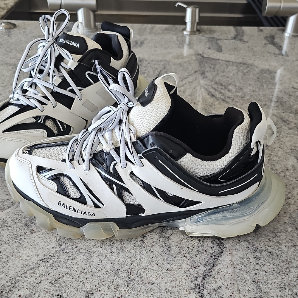 Balenciaga Monochrome Athletic Sneakers